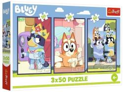 Trefl 3 x 50 db-os puzzle - Bluey (34890) (34890)
