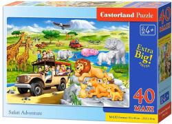 Castorland 40 db-os MAXI puzzle - Szafari kaland (B-040322) (B-040322)