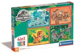 Clementoni 4 az 1-ben puzzle (12-16-20-24db-os) - Jurassic World (21521) (21521)