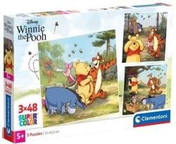 Clementoni 3 x 48 db-os puzzle - Disney - Micimackó (25063) (25063)