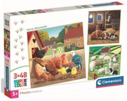 Clementoni 3 x 48 db-os puzzle - Noli Farm Pillanatok (25791) (25791)