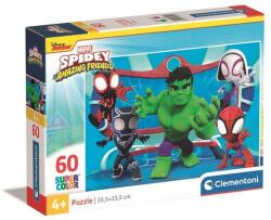 Clementoni 60 db-os Szuper Színes puzzle - Marvel - Spidey (26595) (26595)