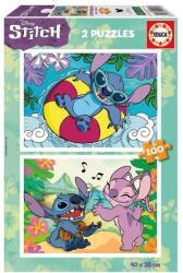 Educa 2 x 100 db-os puzzle - Stitch (19998) (19998)