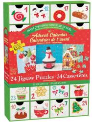 EUROGRAPHICS Adventi kalendárium puzzle - Sweet Christmas - 24 x 50 db (8924-5666) (8924-5666)