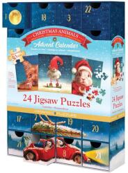 EUROGRAPHICS Adventi kalendárium puzzle - Funny X-mas - 24 x 50 db (8924-5734) (8924-5734)