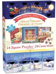 EUROGRAPHICS Adventi kalendárium puzzle - Merry Christmas - 24 x 50 db (8924-5735) (8924-5735)