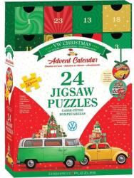 EUROGRAPHICS Adventi kalendárium puzzle - VW Christmas - 24 x 50 db (8924-6062) (8924-6062)