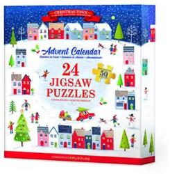 EUROGRAPHICS Adventi kalendárium puzzle - Christmas Town - 24 x 50 db (9924-5805) (9924-5805)