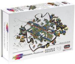 Eureka 112 db-os Rainbow Fa puzzle - Kétfedelű repülőgép (EUR34664) (EUR34664)