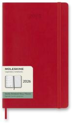 Moleskine 2026 L heti, puha borító, piros szín (DSF212WN3Y26)