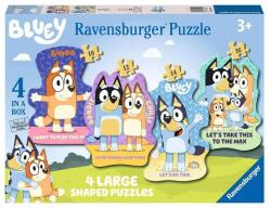 Ravensburger 4 az 1-ben Sziluett puzzle (10, 12, 14, 16 db-os) - Bluey (03132) (03132)