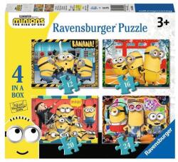 Ravensburger 4 az 1-ben puzzle (12, 16, 20, 24 db-os)-os puzzle - Minyonok 2 (05060) (05060)