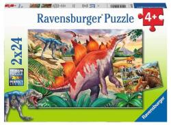 Ravensburger 2 x 24 db-os puzzle - Vadállatok (05179) (05179)