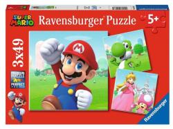 Ravensburger 3 x 49 db-os puzzle - Super Márió (05186) (05186)
