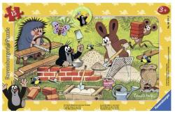 Ravensburger 15 db-os keretes puzzle - Kisvakond és barátai (06151) (06151)