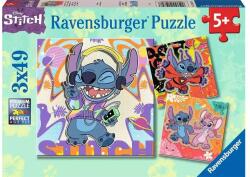 Ravensburger 3 x 49 db-os puzzle - Stitch (12001070) (12001070)