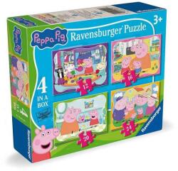 Ravensburger 4 az 1-ben puzzle (12, 16, 20, 24 db-os) Peppa malac - (12004104) (12004104)