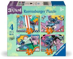Ravensburger 4 az 1-ben puzzle (12, 16, 20, 24 db-os) - Disney - Stitch (12004106) (12004106)