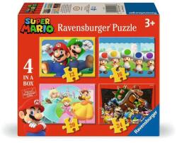 Ravensburger 4 az 1-ben puzzle (12, 16, 20, 24 db-os) - Super Mario (12004107) (12004107)