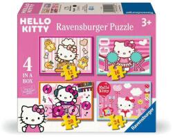 Ravensburger 4 az 1-ben puzzle (12, 16, 20, 24 db-os) - Hello Kitty (12004158) (12004158)