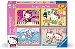 Ravensburger 4 x 100 db-os puzzle - Hello Kitty (12004159) (12004159)