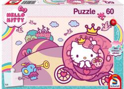Schmidt Spiele 60 db-os puzzle - Princess Kitty, with glitter-effect (56407) (56407)