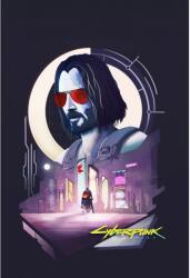 Cyberpunk 2077 Poszter Keanu Reeves, 61x90cm, Többszínű (poster346-7777777777777785911)