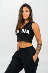 NEBBIA MUSCLE MOMMY Sleeveless Zip-Up Hoodie 258 black Női melegítőfelső XS