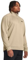 Under Armour Férfi funkcionális félcipzáras pulcsi Under Armour ARMOUR FLEECE 1/4 ZIP barna 1373358-299 - XL