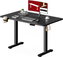 SANODESK Elektromos magasságállítható íróasztal 110 x 60 cm memóriafunkciós vezérléssel, fekete (sano-110-black)