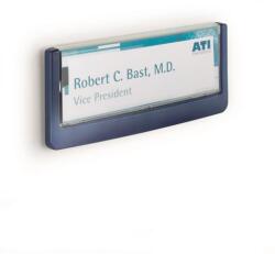 DURABLE Információs tábla, 149x52, 5 mm, DURABLE CLICK SIGN , kék (DB486007)