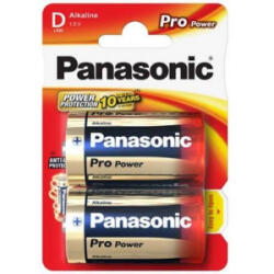 Panasonic Pro Power LR20 D alkáli Góliát tartós elem (2 db) (BK-LR20PPG-2BP) (BK-LR20PPG-2BP) - aqua