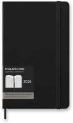Moleskine 2026 L PRO függőleges heti, kemény borító, fekete (DHB12PRO3Y26)