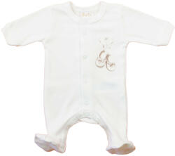 Asti Hosszú ujjú pamut rugdalózó - Kis cipő mintával