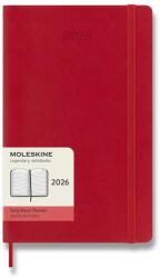 Moleskine 2026 L napi, puha borító, piros (DSF212DC3Y26)