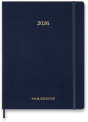 Moleskine 2026 Essential XXL függőleges, heti, puha borító, kék (DSESNB2012WN7Y26)
