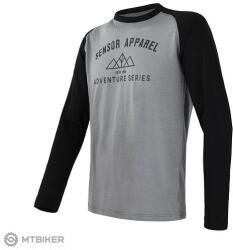 Sensor Merino Active PT Adventure póló, szürke/fekete (XXL) - mtbiker - 33 099 Ft