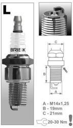 BRISK gyújtógyertya LR14S Silver sorozat (M231-127)
