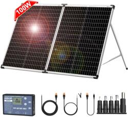  Napelem, Összecsukható kivitel, Tartós konstrukció, 100W