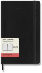 Moleskine 2026 L napi, puha borító, fekete (DSB12DC3Y26)