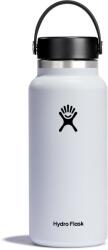 Hydro Flask Wide Mouth Flex Cap - rozsdamentes acél, 32 oz, 946 ml, White