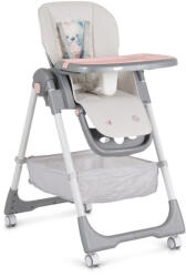 Moni Raffy multifunkciós etetőszék - Rózsaszín - pepita