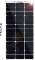  Napelem készlet, 280 W teljesítmény, rugalmas kialakítás, 140 W fehér