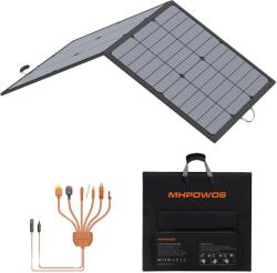  Napelem, 110 W kimenet, összecsukható kialakítás, 23, 5%-os hatásfok, IP67 besorolás, 24 V nyitott áramköri feszültség