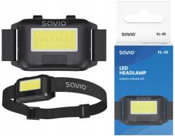 SAVIO Akkumulátoros Led fejlámpa gumipánttal Savio FL-01 (FL-01)