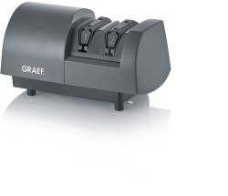 Graef elektromos késélező, SG520, kézi/elektromos élezés, két élezési fázis: élezés és finomítás, gyémánttárcsák, alkalmas egyenes/sima pengékhez, antracit
