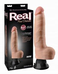 Pipedream Real Feel Deluxe Vibrátor No. 6 Flesh 8, 5 Inch (PD1516-21)