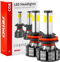 AMiO Led Autólámpák cob Sorozat h8 h9 h11 6500k amio-02845