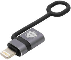 Somogyi Elektronic USBCA4 USB-C átalakító, 30W, LIGHTNING dugó, USB-C aljzat, gyorstöltés, adattovábbítás - elektrosokk
