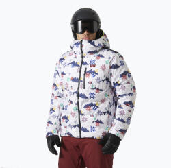 Helly Hansen Geacă de schi pentru bărbați Helly Hansen Kvitfjell Race Puffy white olympics